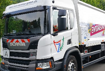 Foto von fahrendem LKW