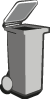 Icon: kleine Mülltonne
